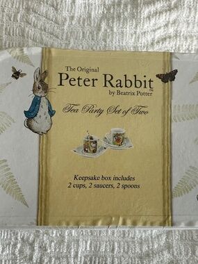 “Peter Rabbit” tea set by Beatrix Potter. (6 piece)